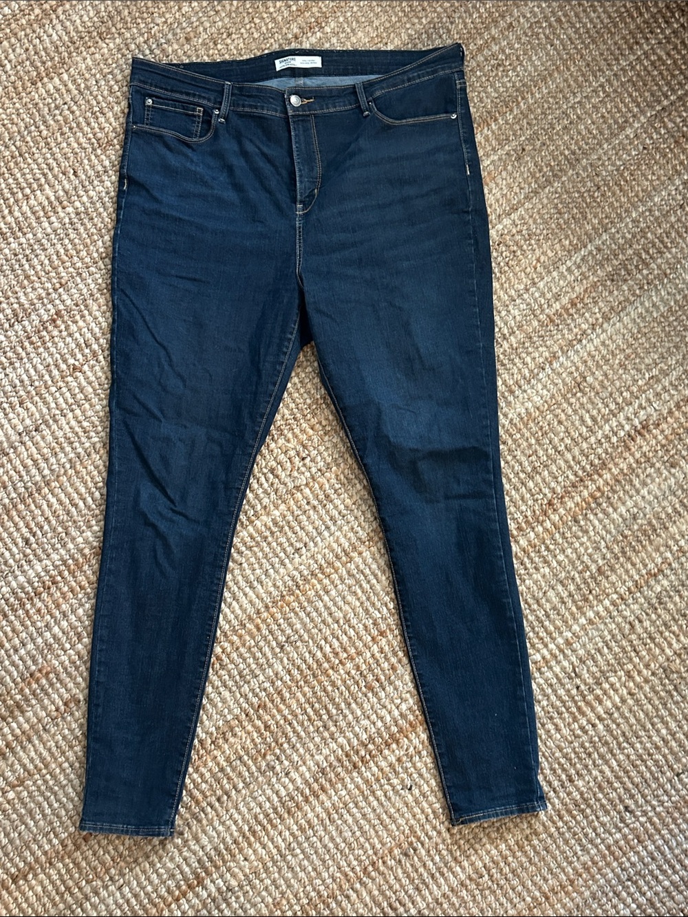 Signature by Levi Strauss Dark Indigo Skinny Jeans